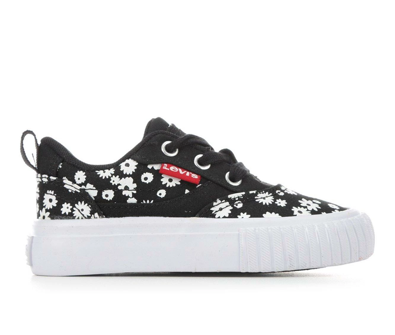 New ๐ Girls' Levis Toddler Naya Print ๐ Sneakers Black/White ๐ - Image 2