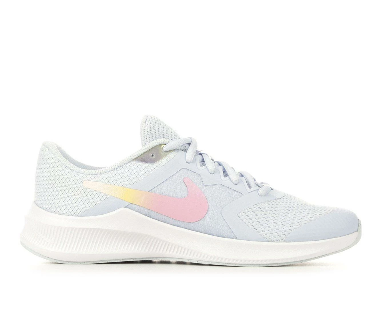 Brand new 🎁 Girls' Nike Big Kid Downshifter 11 Special Edition Running 👟 Shoes Grey/Wht/Peach ❤️