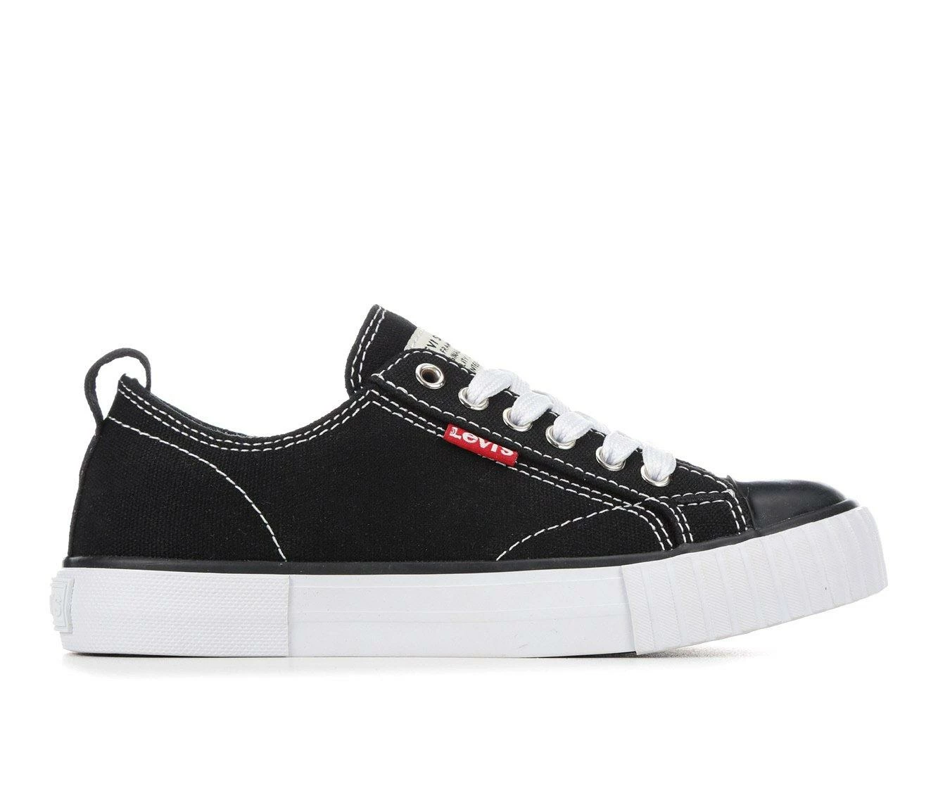 Top 10 ๐ฏ Girls' Levis Little Kid Anikan Canvas ๐ Sneakers Black ๐ฅฐ