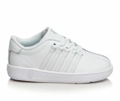 Cheap โจ Kids' K-Swiss Infant & Toddler Classic Cup Sole Retro ๐ Sneakers White ๐