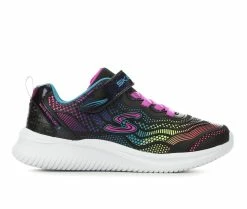 Coupon ๐งจ Girls' Skechers Toddler & Little Kid Jumpsters Running ๐ Shoes Black/Multi โ