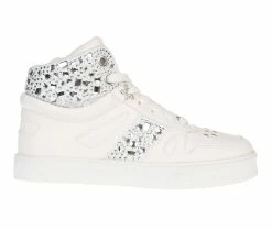 Wholesale 👍 Girls' Vince Camuto Little Kid & Big Kid New York Hi Top 👟 Sneakers White 🛒