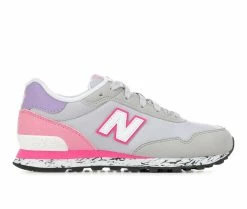 Budget โ๏ธ Girls' New Balance Big Kid 515 Running ๐ Shoes Rain Cloud/Pink ๐