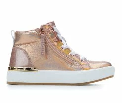 New โ๏ธ Girls' Skechers Little Kid & Big Kid Shoutouts Deluxe Mid-Top ๐ Sneakers Rose Gold ๐ฅ