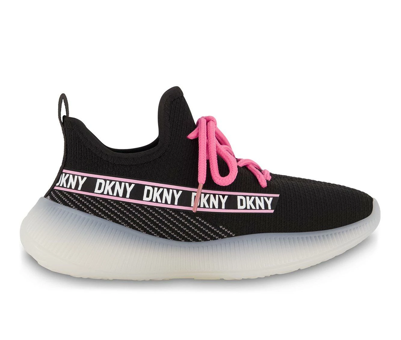 Cheapest ๐ Girls' DKNY Little Kid & Big Kid Landon Knit ๐ Sneakers Black ๐