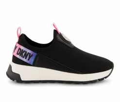Brand new 💯 Girls' DKNY Little Kid & Big Kid Danni Rainbow 👟 Sneakers Black 👍