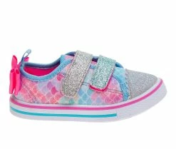 Best deal 😀 Girls' Laura Ashley Toddler & Little Girl Angie 👟 Sneakers Blue Multi 🎉