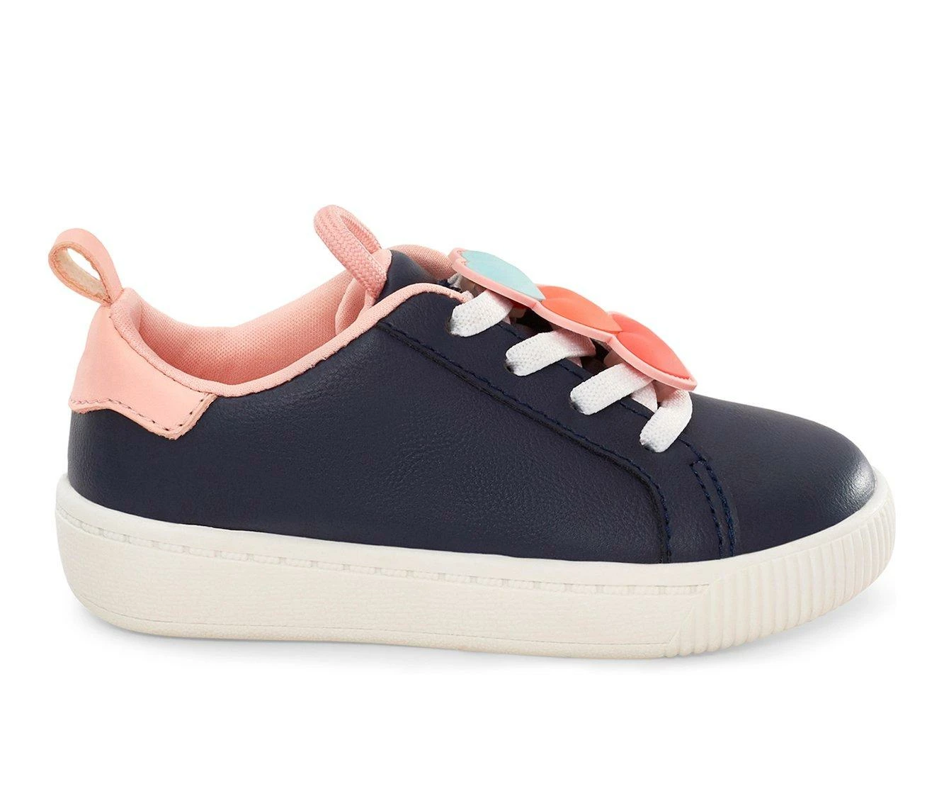 Best Sale ๐ Girls' Carters Toddler & Little Kid Tryptic Fashion ๐ Sneakers Navy โจ - Image 2
