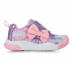 Best Sale ๐ฅฐ Girls' Skechers Toddler & Little Kid Mighty Toes Sparkle Brite ๐ Sneakers Lavender Pink ๐