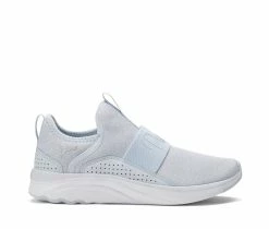 Best Sale ๐ Girls' Puma Big Kid Softride Sophia Slip On Shimmer ๐ Sneakers Heather/Silver ๐คฉ