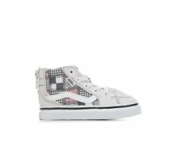 Discount โจ Girls' Vans Toddler Filmore Hi Zip Print ๐ Sneakers Patchwork/Lt Gr ๐