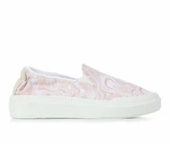 Best deal 🤩 Girls' Roxy Little Kid & Big Kid Rae Slip-On 👟 Sneakers Pink/White 🛒