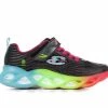 Top 10 💯 Girls' Skechers Little Kid & Big Kid Twisty Brights Light-Up 👟 Sneakers Black/Rainbow 🔥