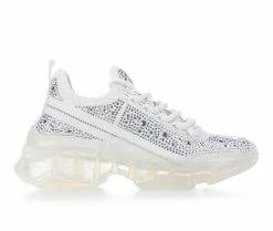 Wholesale ❤️ Girls' Steve Madden Little Kid & Big Kid JMaximar Wedge 👟 Sneakers Rhinestone 😉