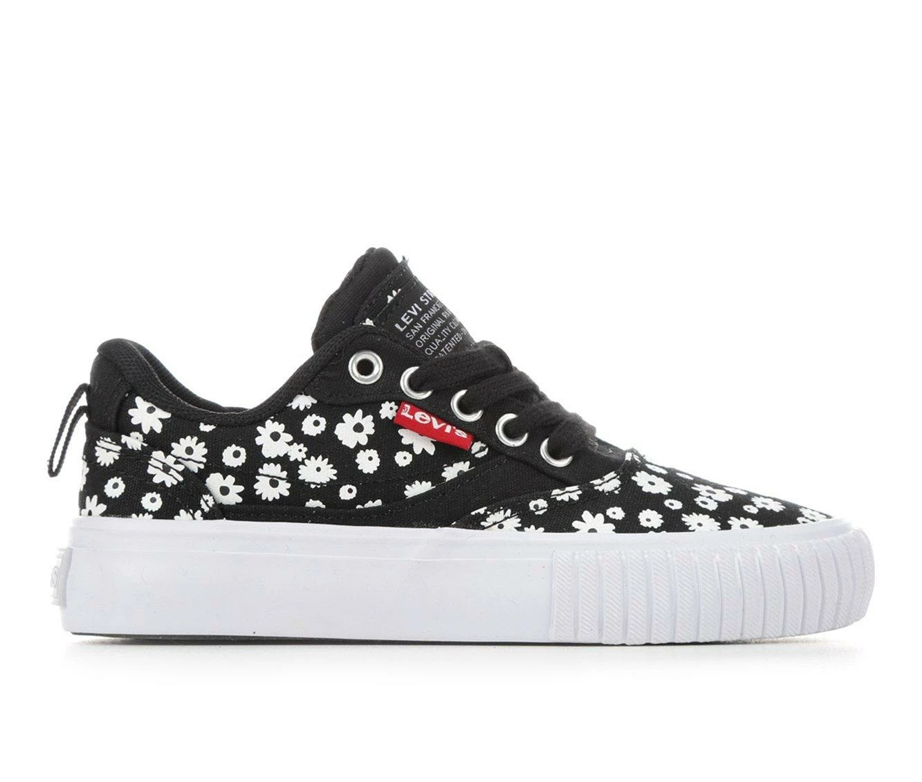 Cheapest โญ Girls' Levis Big Kid Naya Print ๐ Sneakers Black/White โค๏ธ