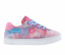 Cheapest ✨ Girls' Oomphies Toddler & Little Kid Cody 👟 Sneakers Pink Tie Dye ❤️