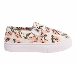 Cheap 🎉 Girls' Paris Blues Toddler Harlie 👟 Sneakers White 💯