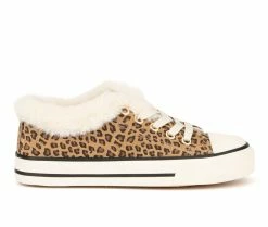 Cheapest 💯 Girls' Olivia Miller Little Kid & Big Kid Missy 👟 Sneakers Leopard 🎉