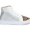 Buy 🤩 Girls' Olivia Miller Little Kid & Big Kid Chantel High-Top 👟 Sneakers Leopard 🔔