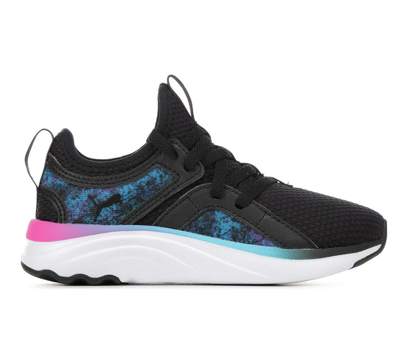 Best Sale ๐ Girls' Puma Little Kid & Big Kid Softride Sophia Running ๐ Shoes NtSky/Blk/Multi โญ