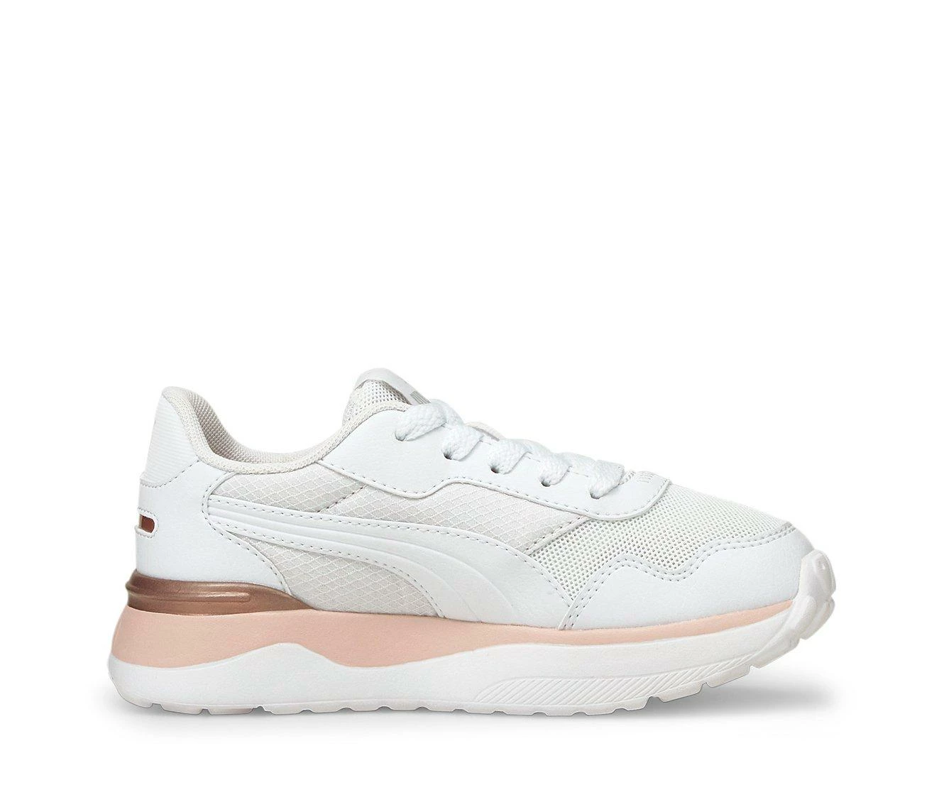 Cheapest ๐ Girls' Puma Little Kid & Big Kid R78 Voyage Platform ๐ Sneakers Wht/Wht/Lotus โ - Image 2