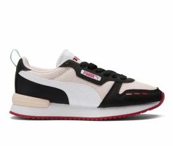 Discount 💯 Girls' Puma Big Kid R78 Jr. 👟 Sneakers Lotus/Wht/Blk 🔥