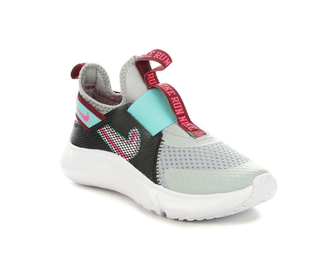 Buy 😍 Girls' Nike Little Kid Flex Plus SE Running 👟 Shoes Gry/Wht/Bk/Turq 🤩 - Image 3