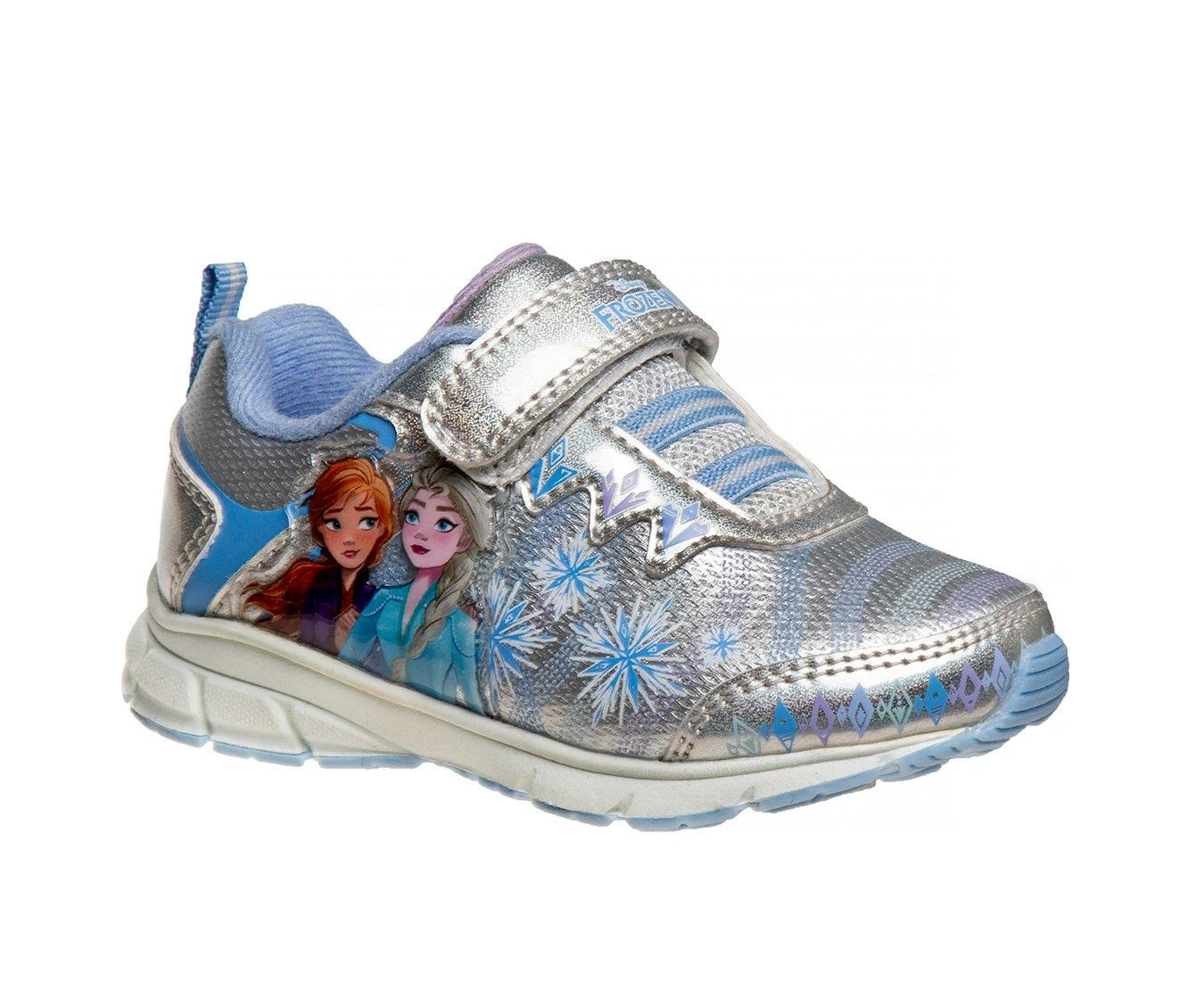 Coupon ๐ฅ Girls' Disney Toddler & Little Kid CH87377C Frozen II Light-Up ๐ Sneakers Silver/Blue ๐ - Image 3