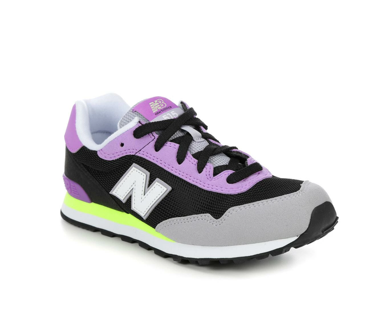 Promo ๐คฉ Girls' New Balance Big Kid 515 GC515WH1 Running ๐ Shoes Blk/Helio/Purp ๐ - Image 3