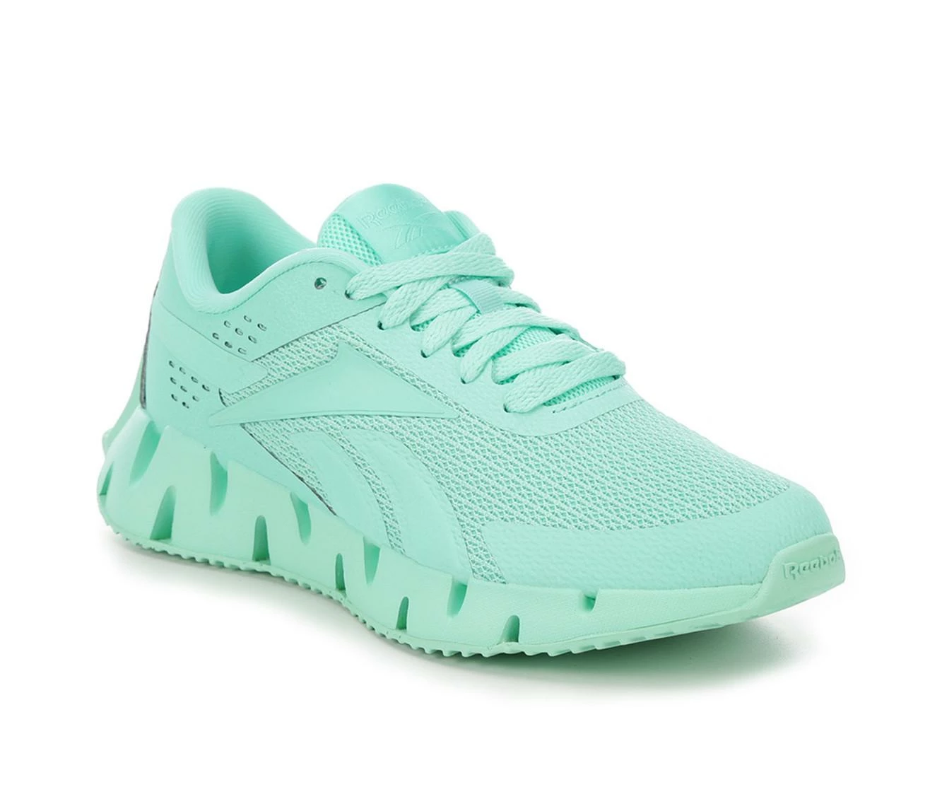 Best Sale 🥰 Girls' Reebok Big Kid Zig Dynamica 2.0 Running 👟 Shoes Mint/Mint 🌟 - Image 3