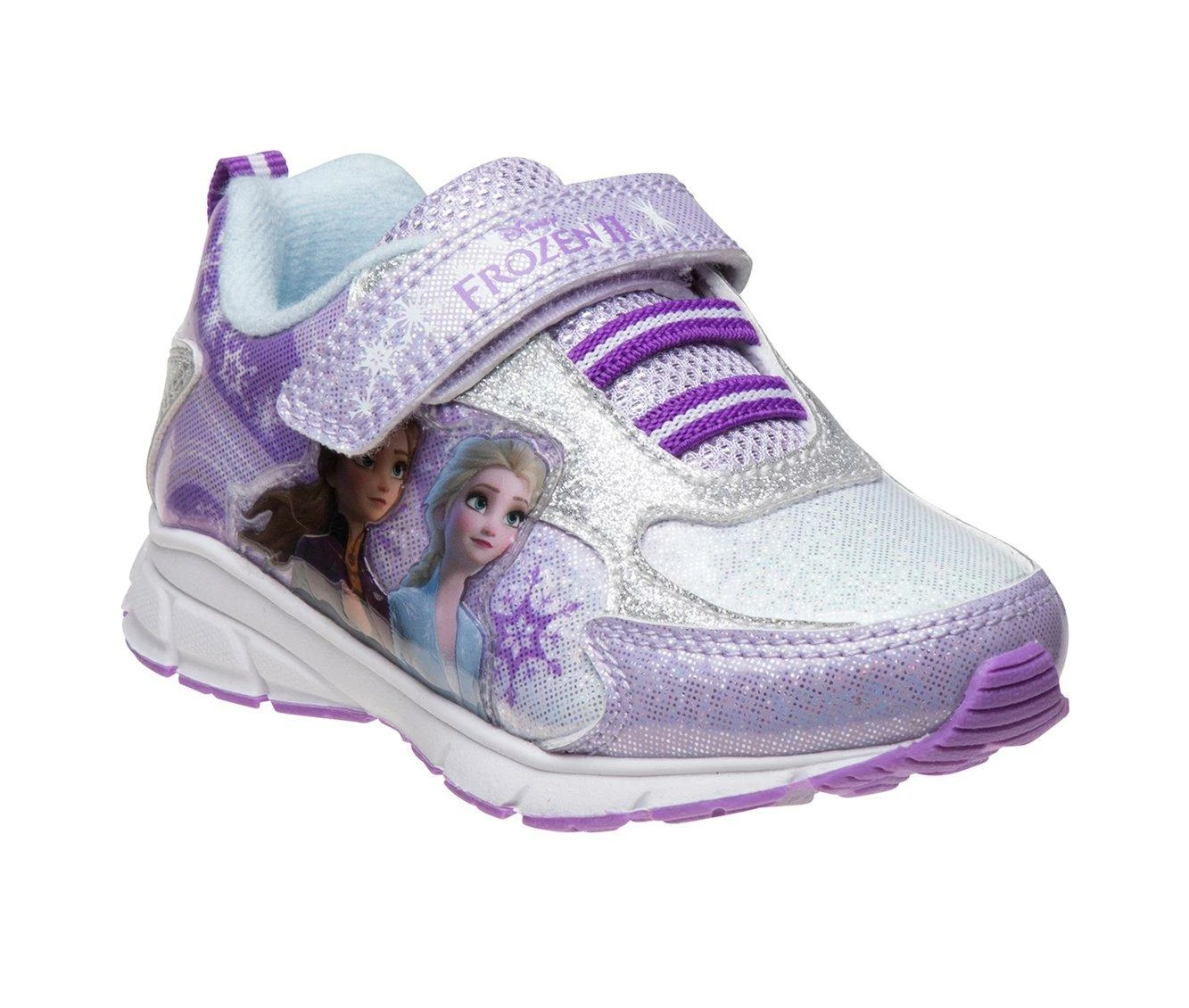 New ๐ Girls' Disney Toddler & Little Kid CH87498C Frozen II ๐ Sneakers Purple ๐งจ - Image 3