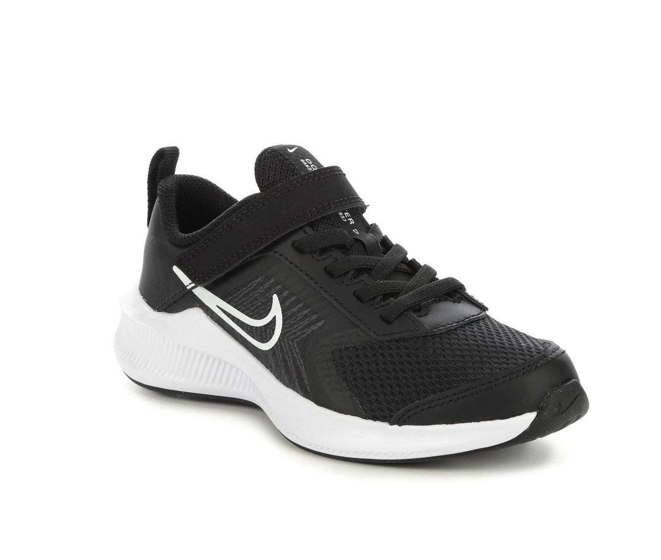 Cheapest ๐ Girls' Nike Little Kid Downshifter 11 Running ๐ Shoes Black/White ๐ - Image 3