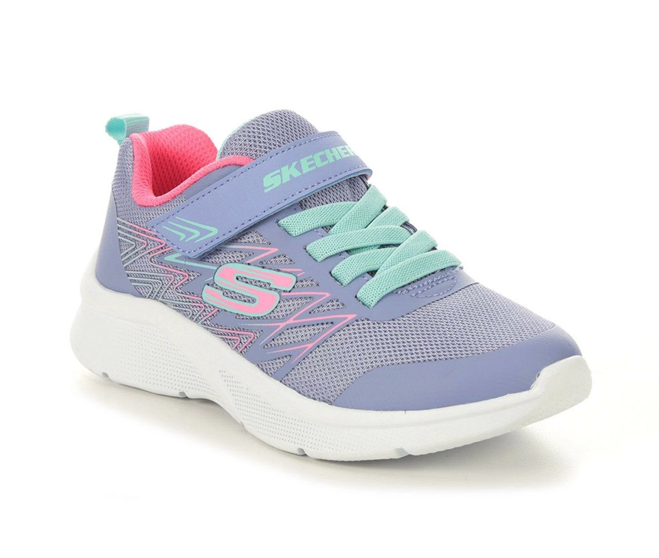 Best Pirce ๐ Girls' Skechers Little Kid & Big Kid Microspec Bold Delight Running ๐ Shoes Lavender โ - Image 3