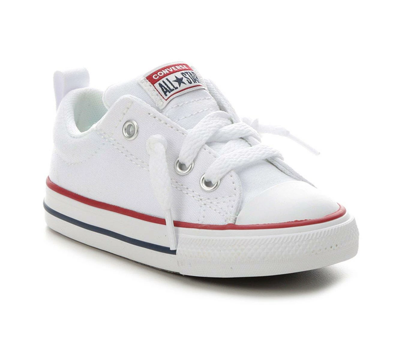 Cheap ๐ Kids' Converse Infant & Toddler Chuck Taylor All Star Street Ox ๐ Sneakers Optical White โค๏ธ - Image 3