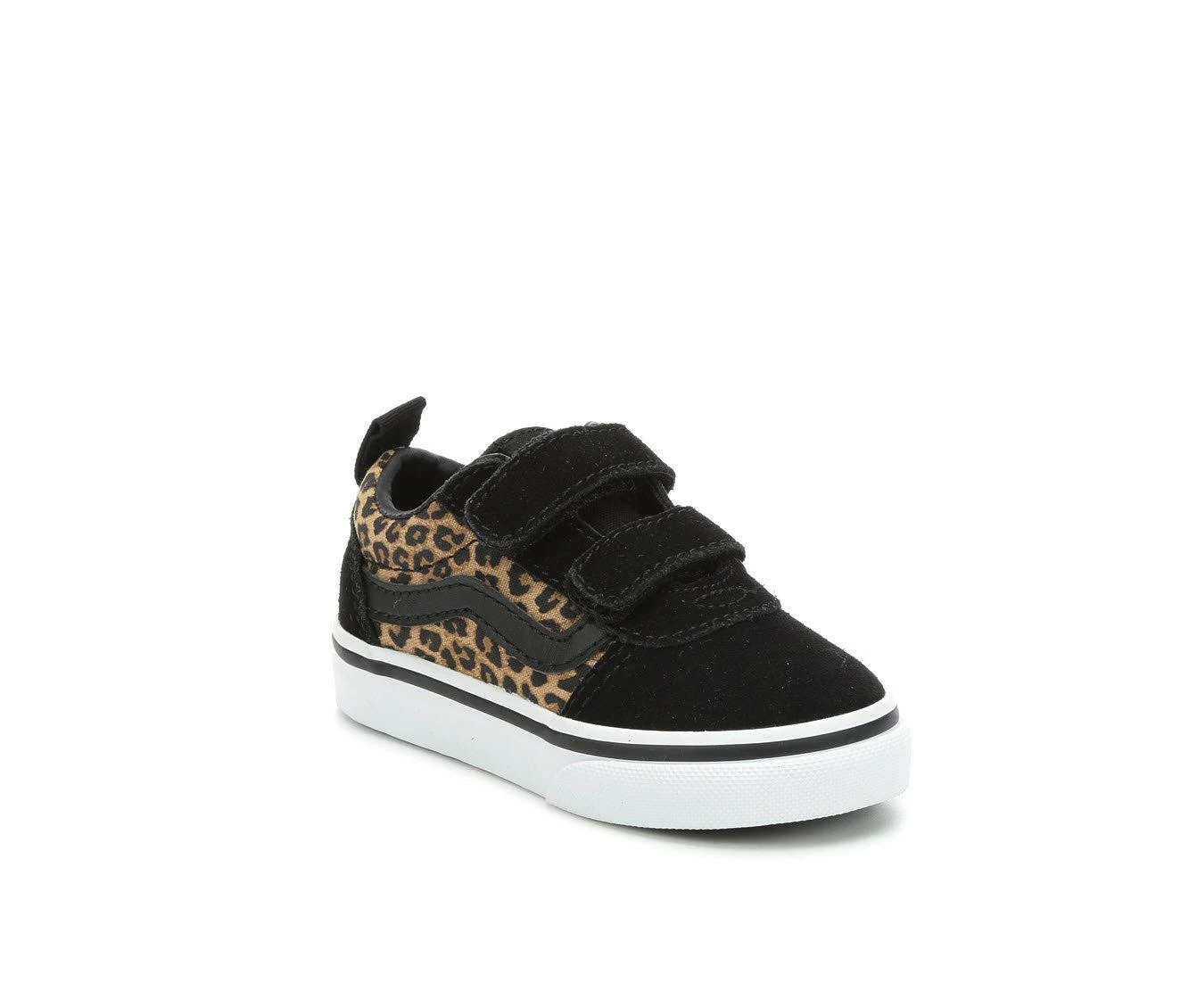 Deals ๐ Girls' Vans Infant & Toddler Ward Velcro Skate ๐ Shoes Cheetah ๐ - Image 3