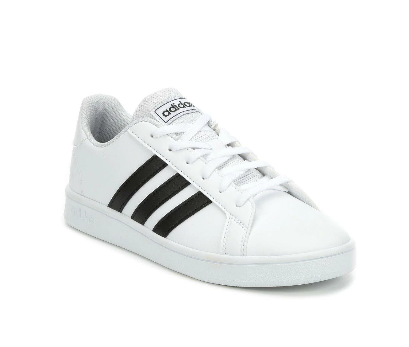 Top 10 ๐ Kids' Adidas Little Kid & Big Kid Grand Court ๐ Sneakers Wht/Blk/Wht ๐งจ - Image 3