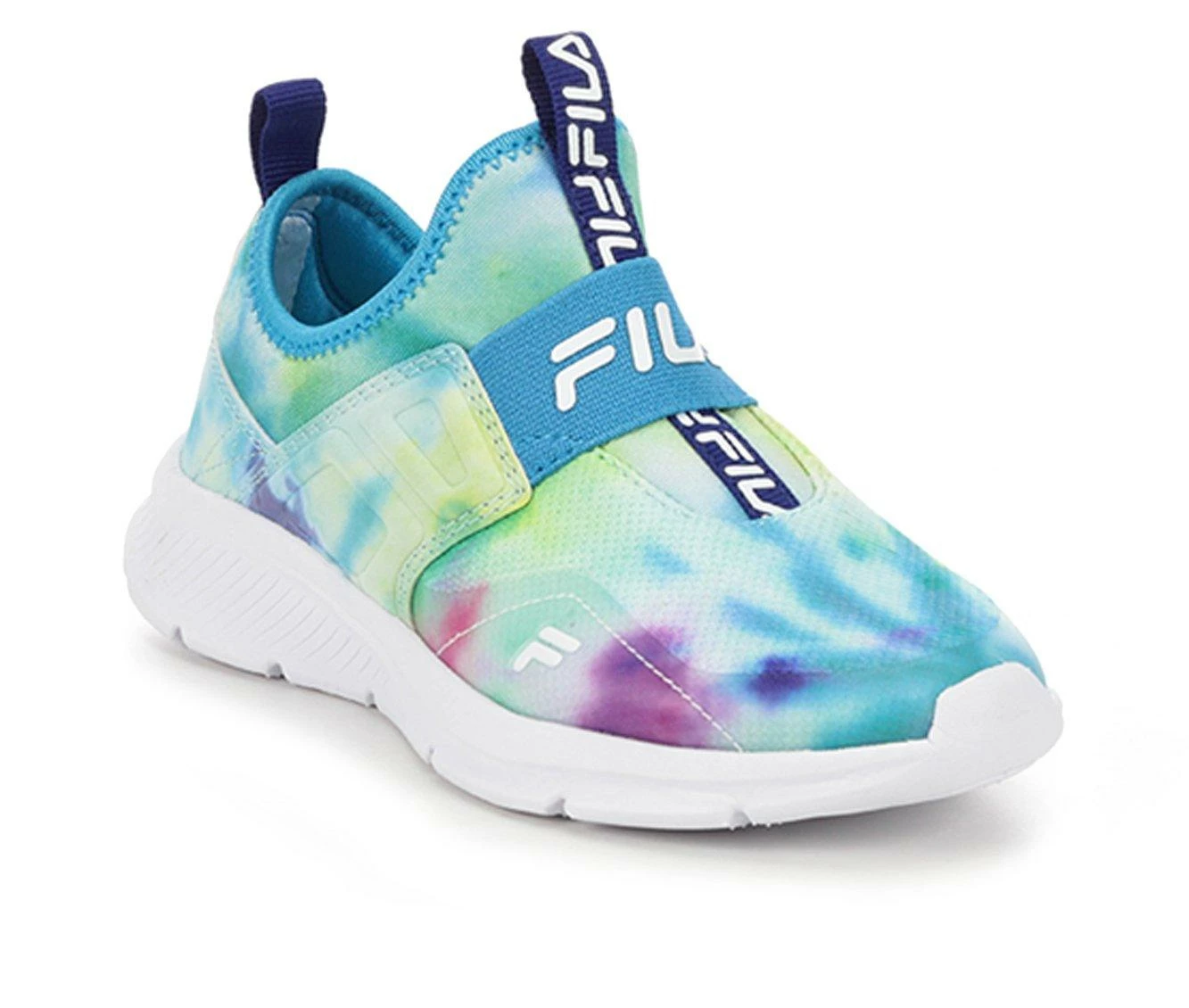 Best Pirce ๐ Girls' Fila Little Kid & Big Kid Landbuzzer Running ๐ Shoes Green/Blue/Wht โ - Image 3