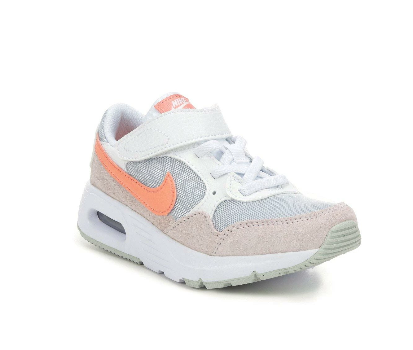 Flash Sale ๐ Girls' Nike Little Kid Air Max SC Running ๐ Shoes Wh/Peach/Violet ๐ - Image 3