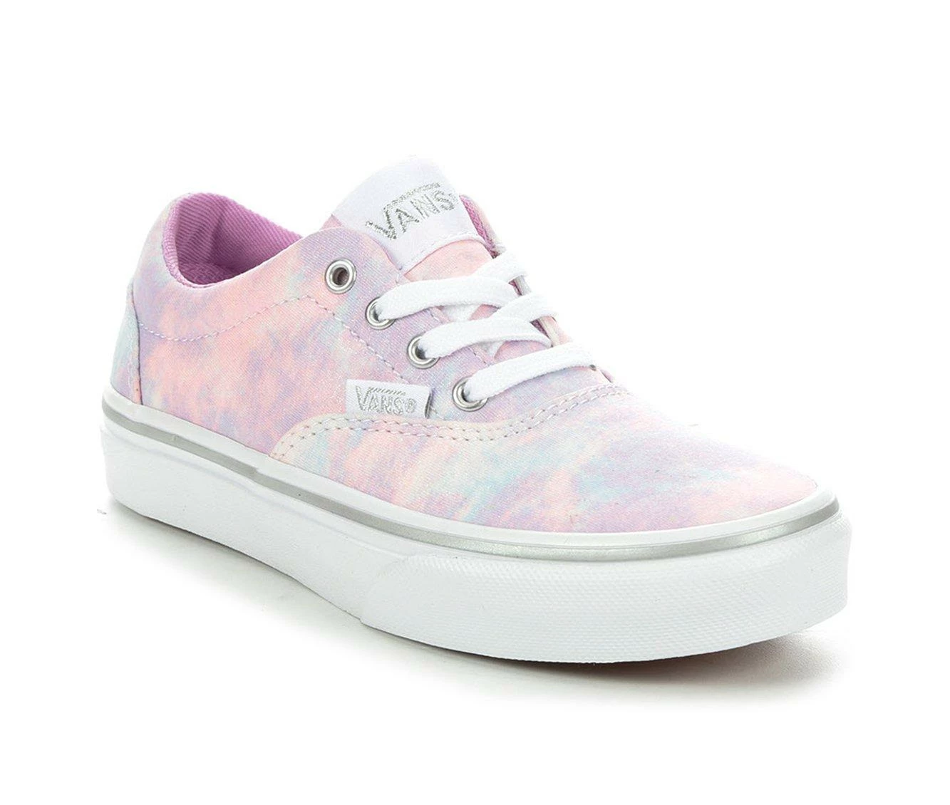 Coupon ๐ Girls' Vans Little Kid & Big Kid Doheny Skate ๐ Shoes Glitter Tie Dye โ๏ธ - Image 3