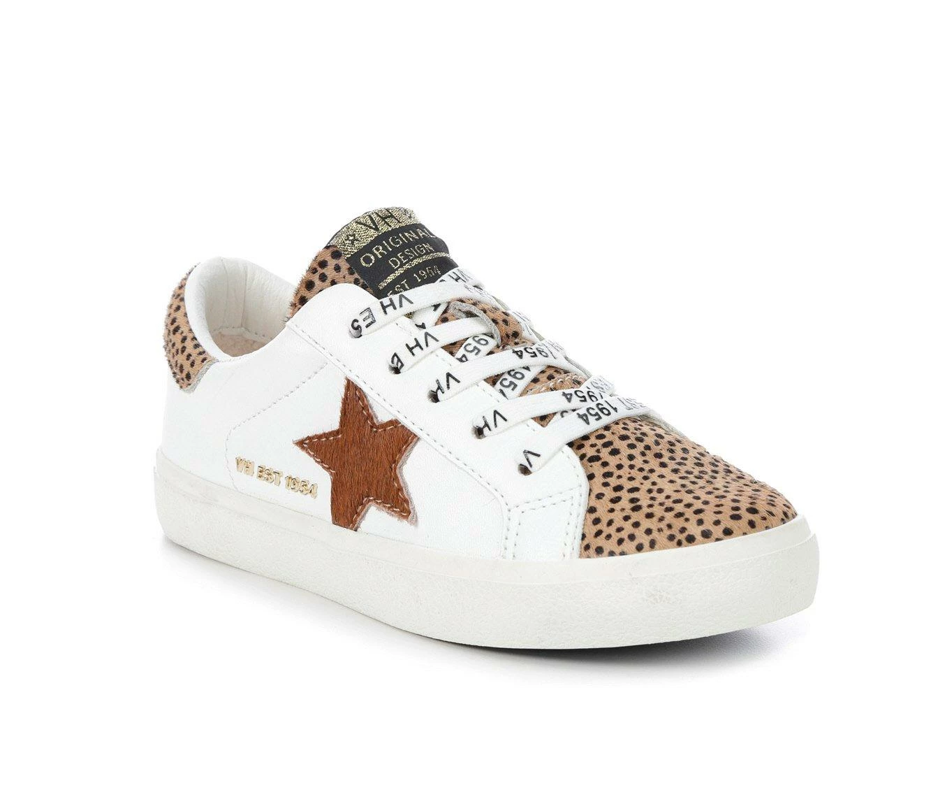 Cheap ๐ฅฐ Girls' VINTAGE HAVANA Little Kid & Big Kid Nina ๐ Sneakers White/Leopard โค๏ธ - Image 3