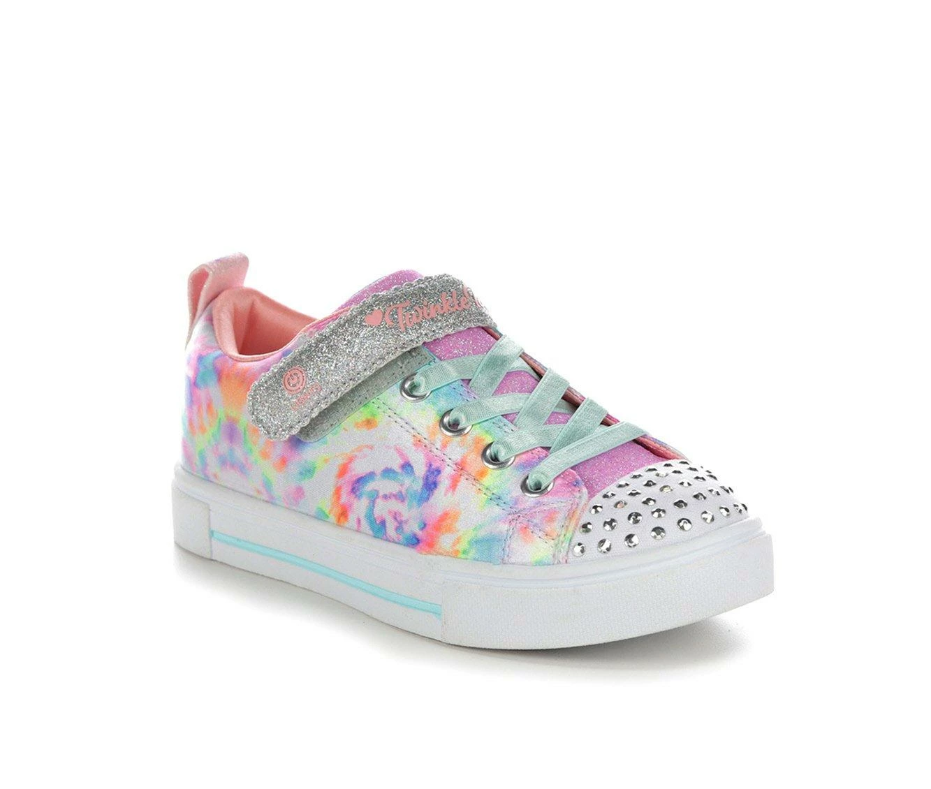 Hot Sale ๐ Girls' Skechers Little Kid & Big Kid Twinkle Stormy Bright Light-Up ๐ Sneakers Pink/Multi โ - Image 3