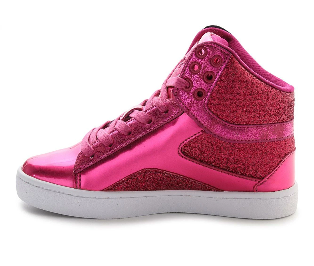 Deals ๐ Girls' Pastry Toddler & Little Kid Pop Tart Glitter High Top ๐ Sneakers Fuchsia ๐ - Image 3