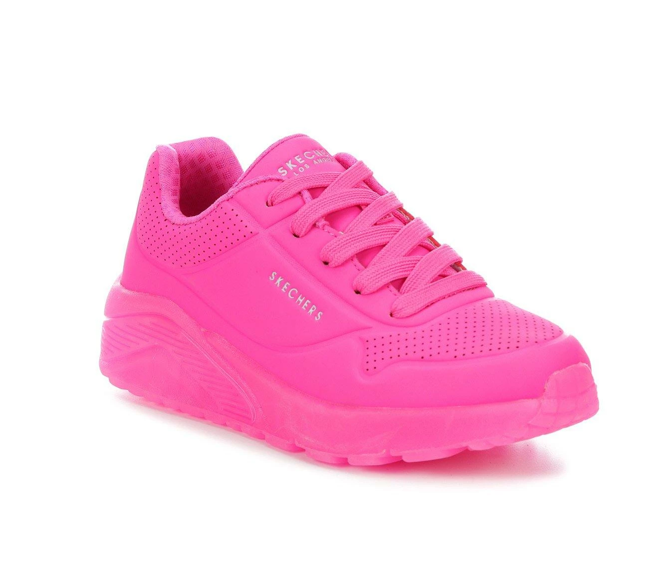 Coupon ๐ Girls' Skechers Little Kid & Big Kid Uno Ice Wedge ๐ Sneakers Hot Pink ๐ - Image 3