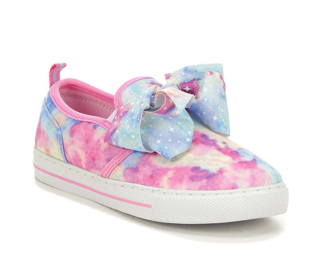 Hot Sale π₯ Girls' Nickelodeon Little Kid & Big Kid JoJo Tie Dye Slip-On π Sneakers Tie Dye π― - Image 3