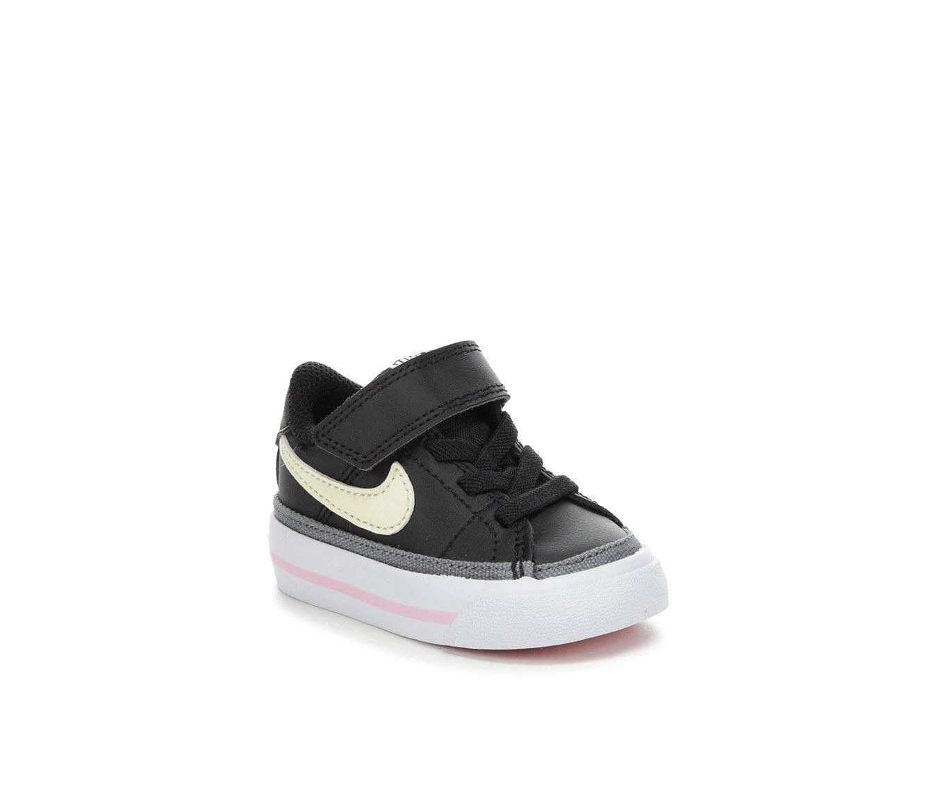 Buy ๐ฏ Girls' Nike Infant & Toddler Court Legacy Special Edition ๐ Sneakers Black/Cash/Pink โค๏ธ - Image 3