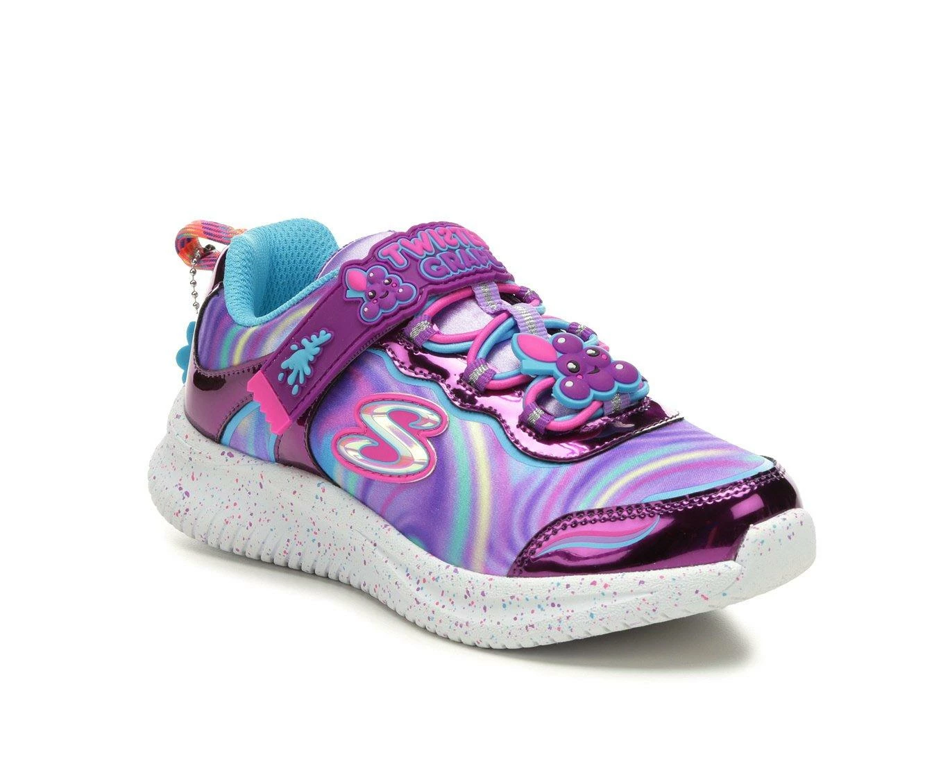 Cheapest ๐ Girls' Skechers Little Kid & Big Kid Jumpsters Sweet Kickz Scented ๐ Shoes Grape โ๏ธ - Image 3