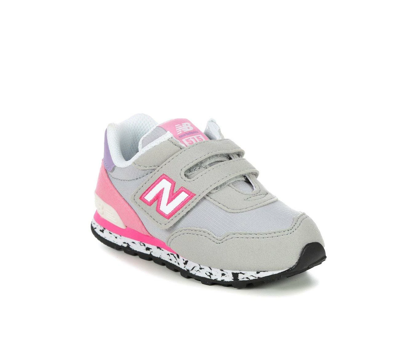 Flash Sale ๐ Girls' New Balance Infant & Toddler 515 IV515DK Running ๐ Shoes Rain Cloud/Pink โญ - Image 3