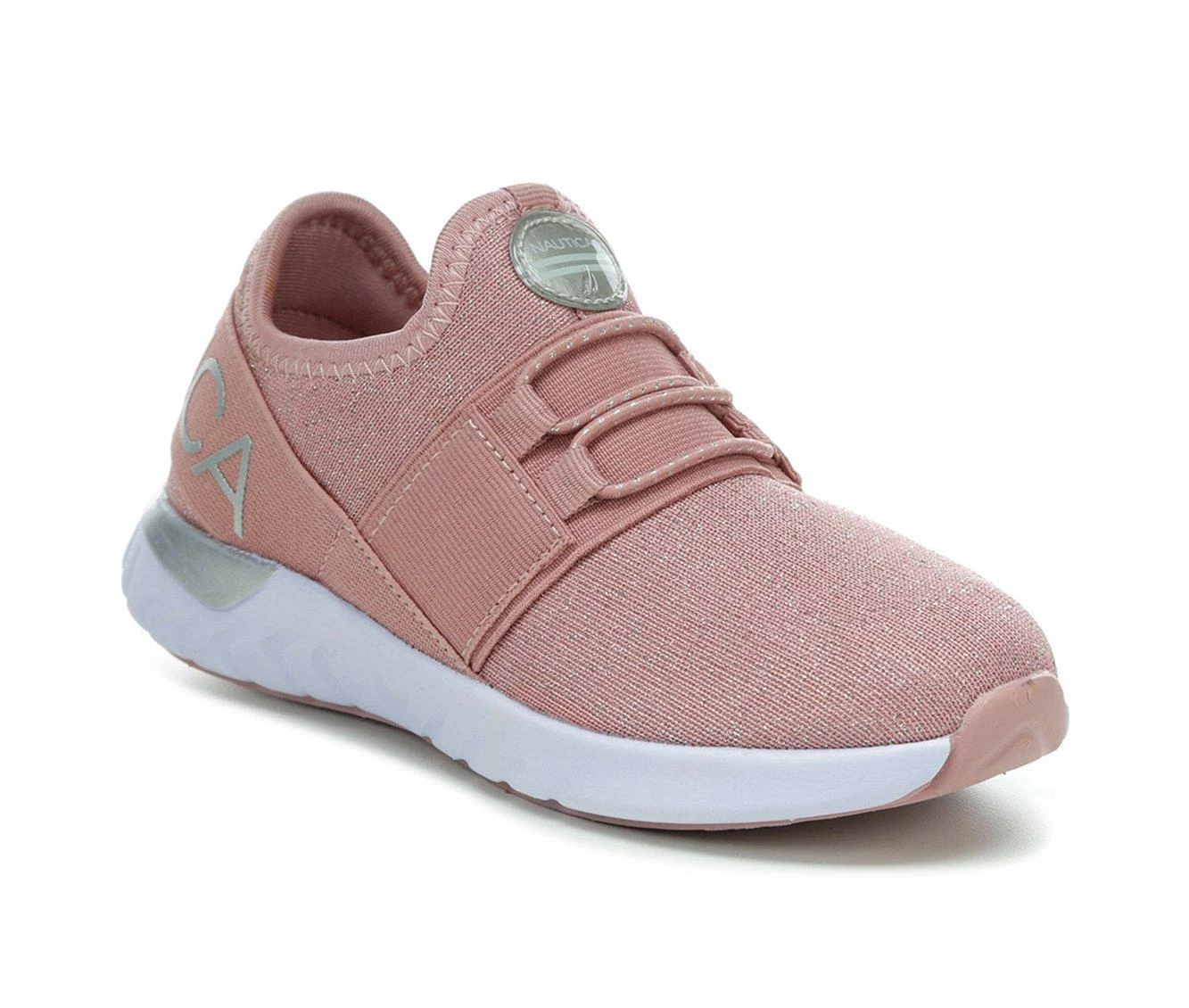 Wholesale ❤️ Girls' Nautica Little Kid & Big Kid Neave 👟 Sneakers Mauve/Silver ✨ - Image 3