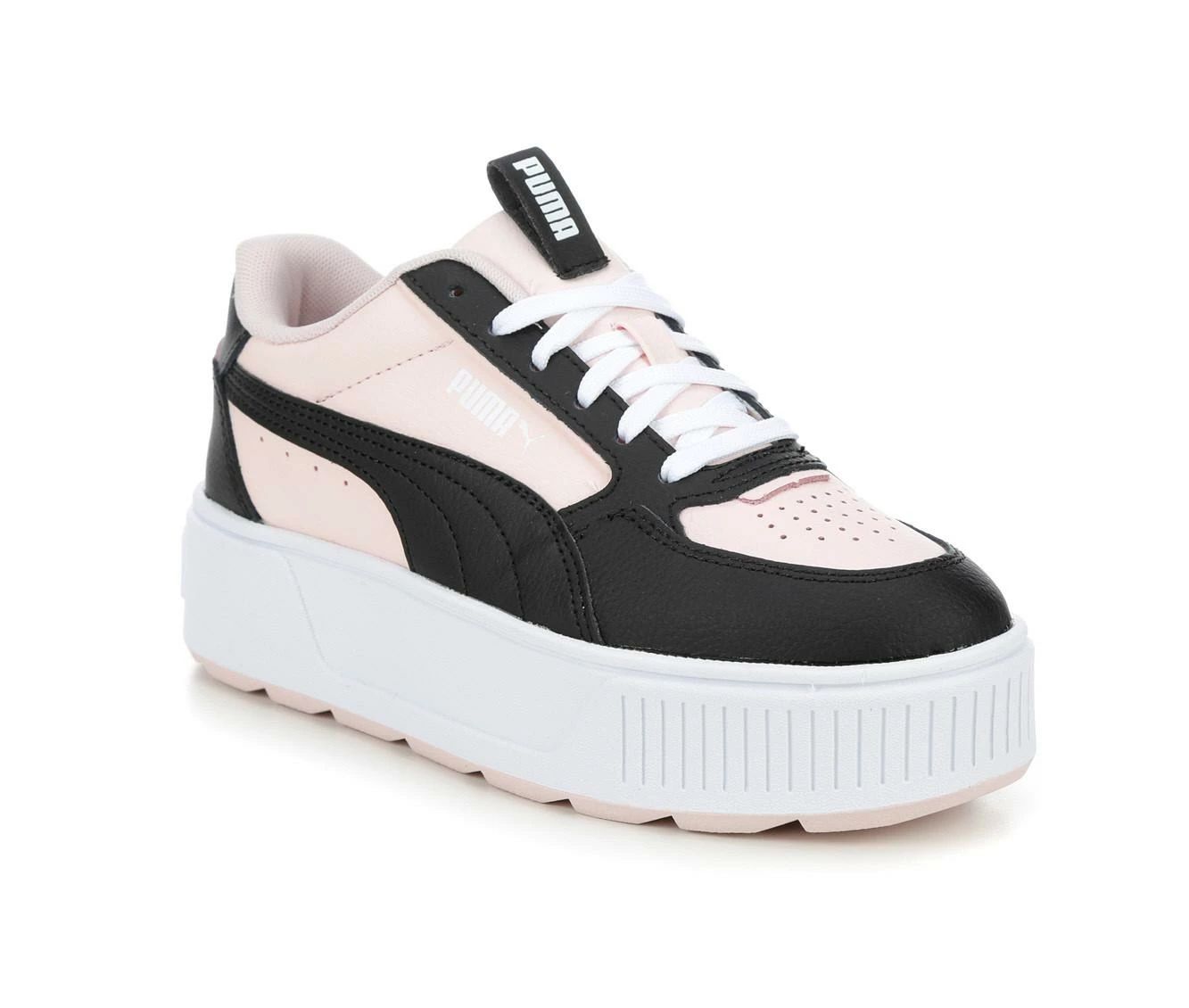 Discount ๐ Girls' Puma Big Kid Karmen Rebelle Low Sustainable Platform ๐ Sneakers Pink/Black/Wh โ - Image 3