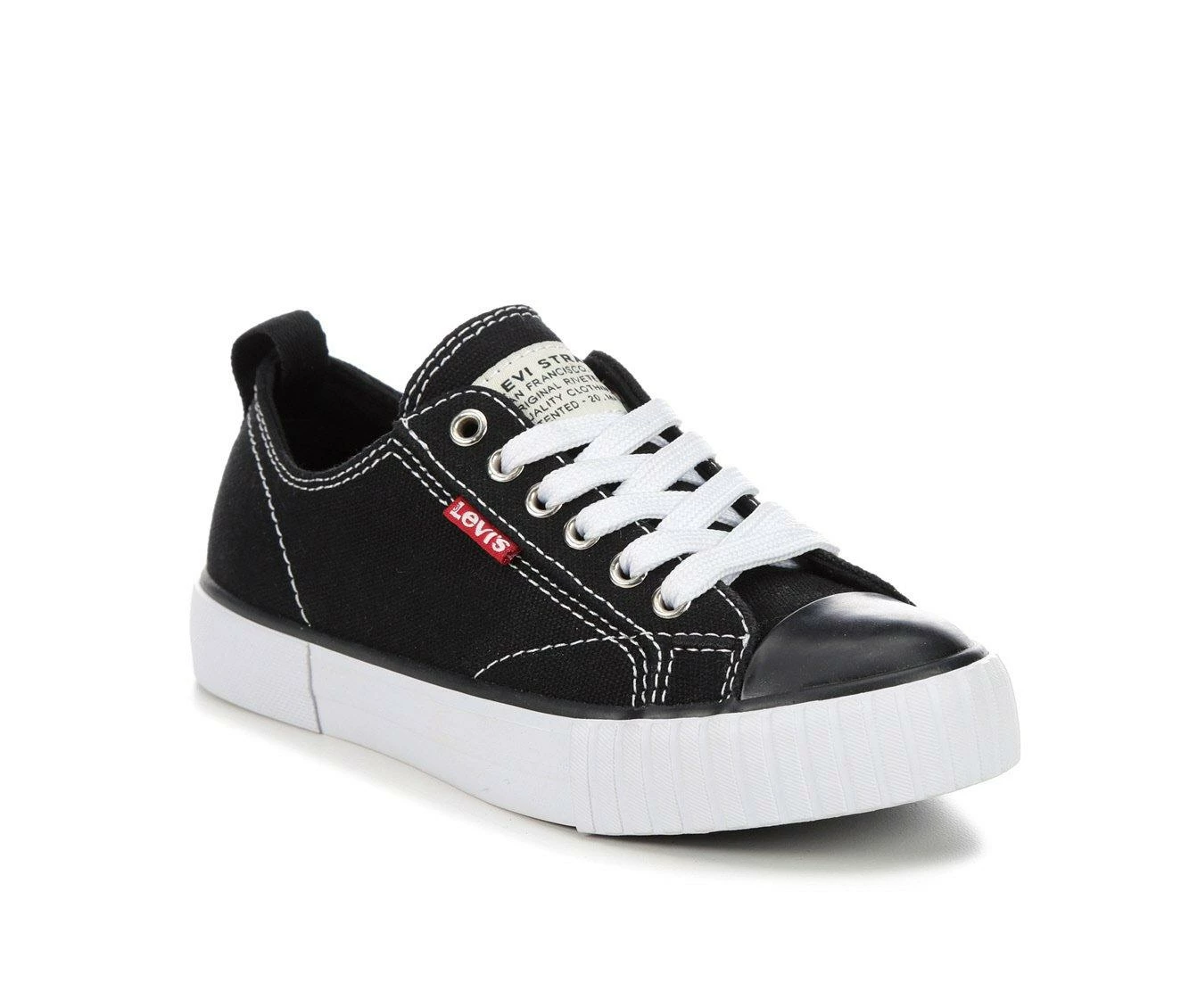 Top 10 ๐ฏ Girls' Levis Little Kid Anikan Canvas ๐ Sneakers Black ๐ฅฐ - Image 3
